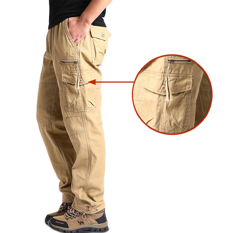 Men's Durable Multi-Pocket Cargo Pants