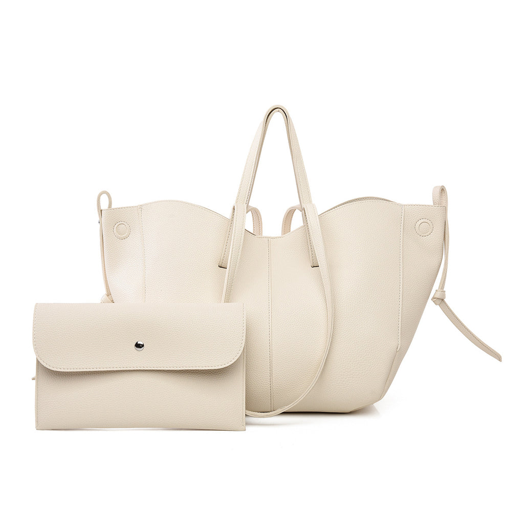 tote bag and matching clutch set