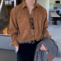 Corduroy Button-Up Shirt