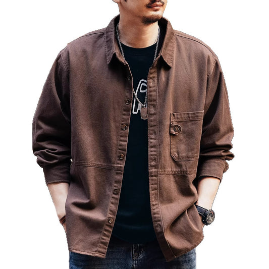 Vintage Workwear Shirt Jacket