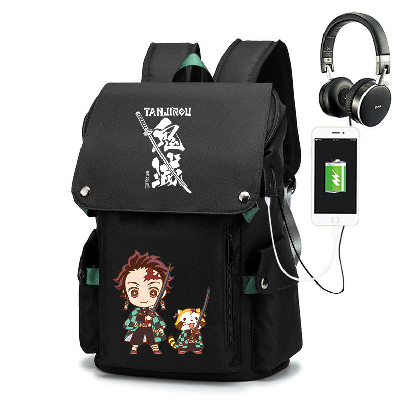 Anime-Themed School Backpack