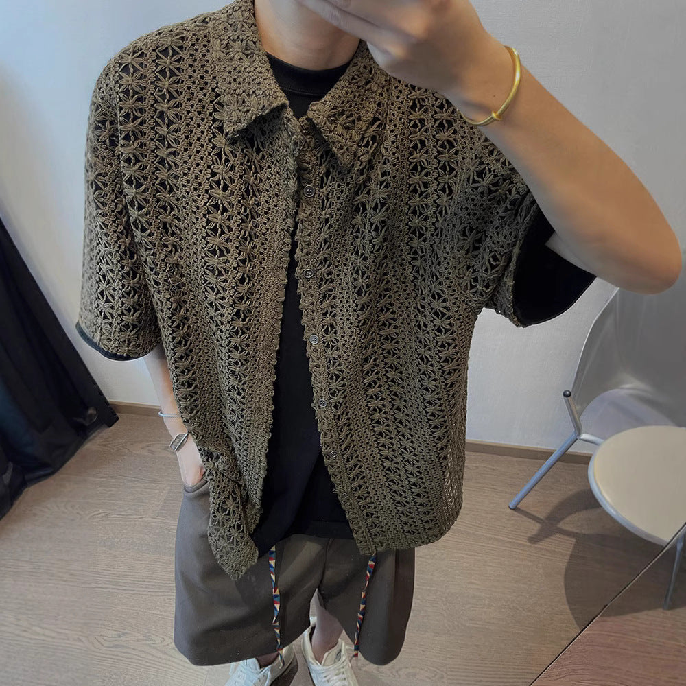 Lace Crochet Overshirt