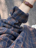 Retro Plaid Flannel Shirt