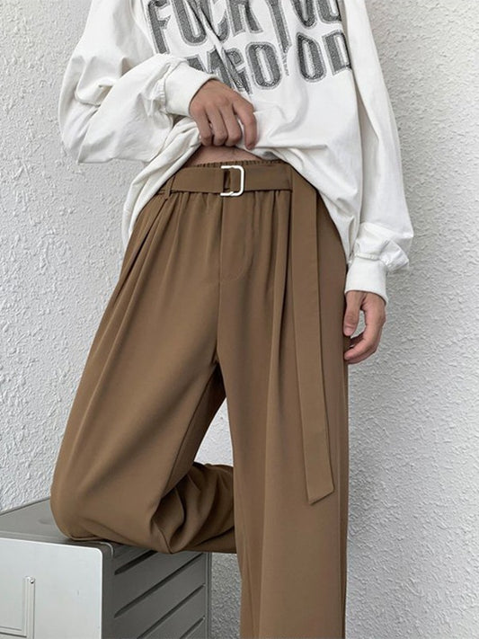 Oversized Pleated Trousers