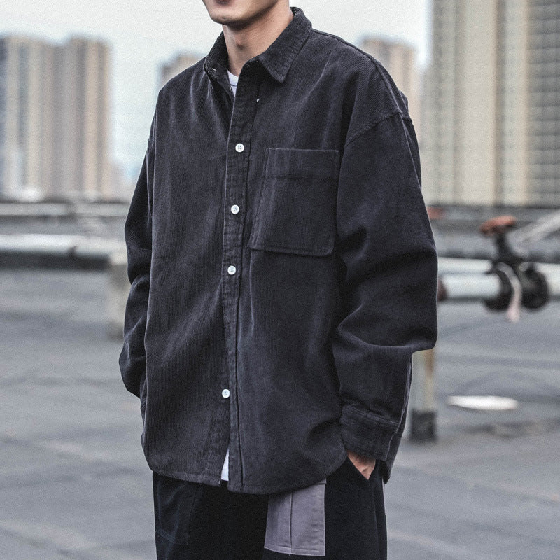 Oversize Corduroy Shirt Jacket