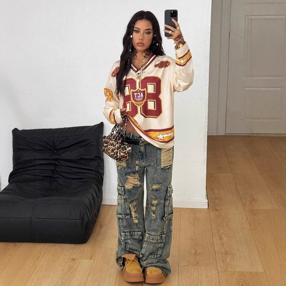 Varsity Heritage Oversized Top