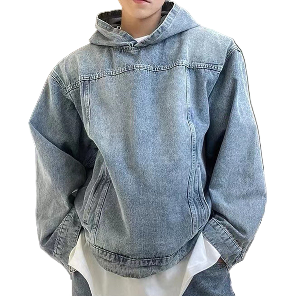 Denim Hooded Jacket