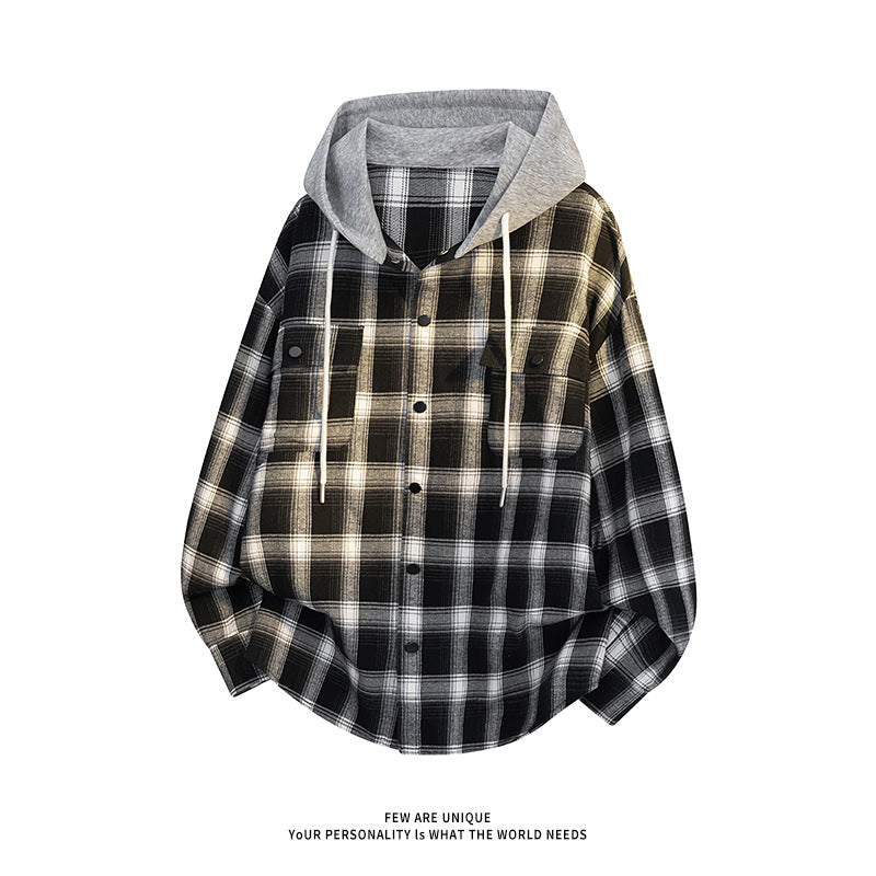 Plaid Hooded Flannel