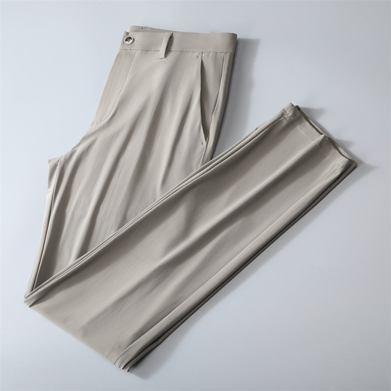 Men's Ice Silk Pants: Thin and Luxurious