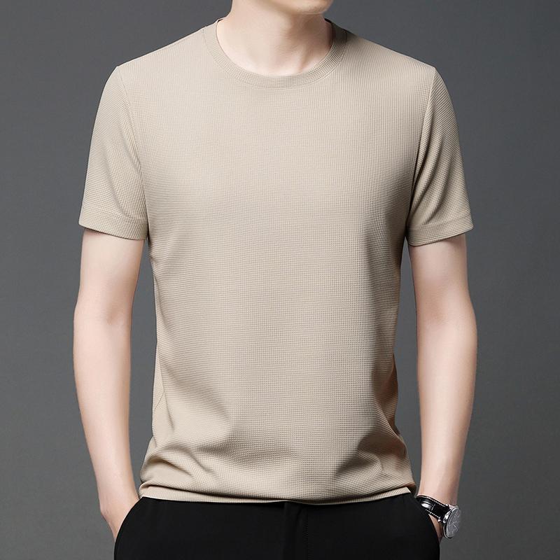 Round Neck Half-Sleeve Men's T-shirt