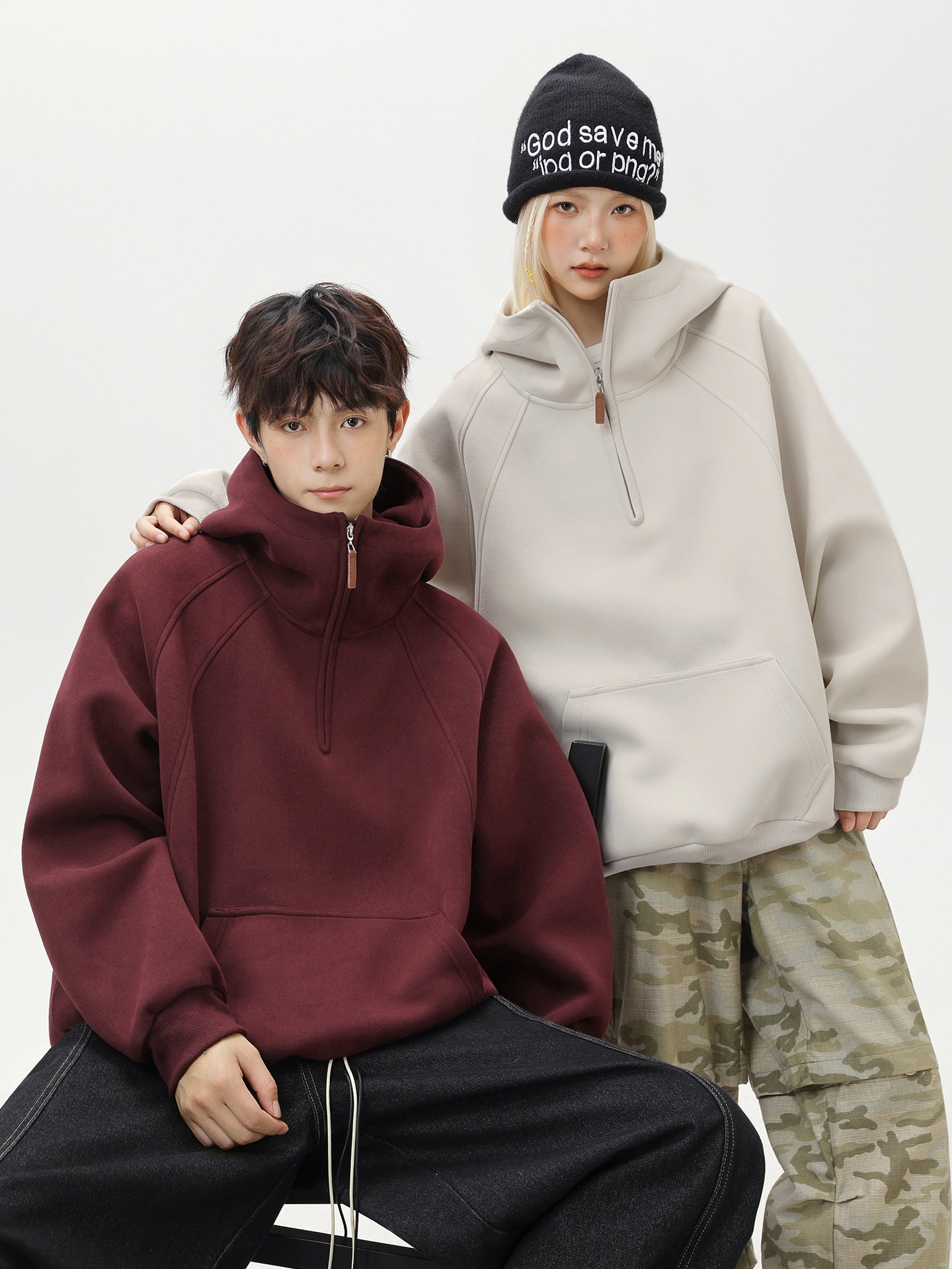 Heavyweight Split-Structure Hoodie