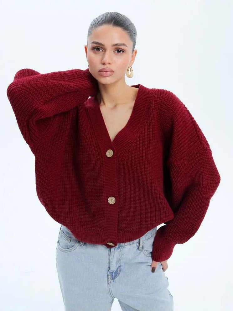 Urban Slouchy V Neck Cardigan