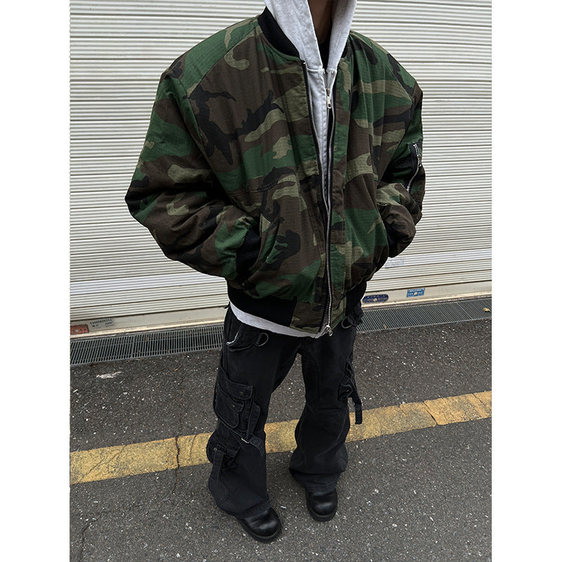 Camo Bomber Jacket