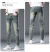002 retro blue cropped pants