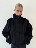 High Neck Statement Jacket