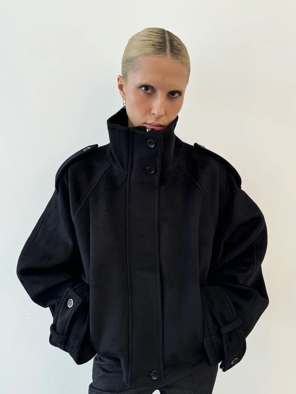 High Neck Statement Jacket