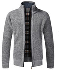 Casual Men's Knit Cardigan — 2xl/black