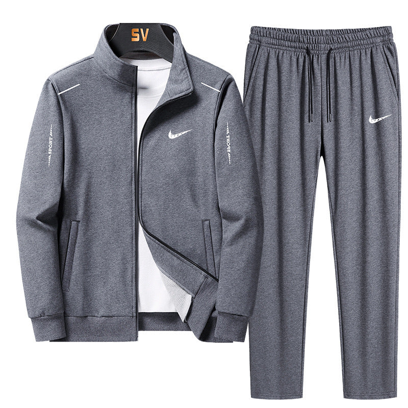 Athleisure Set: Cardigan, Sweatshirt, Pants Duo