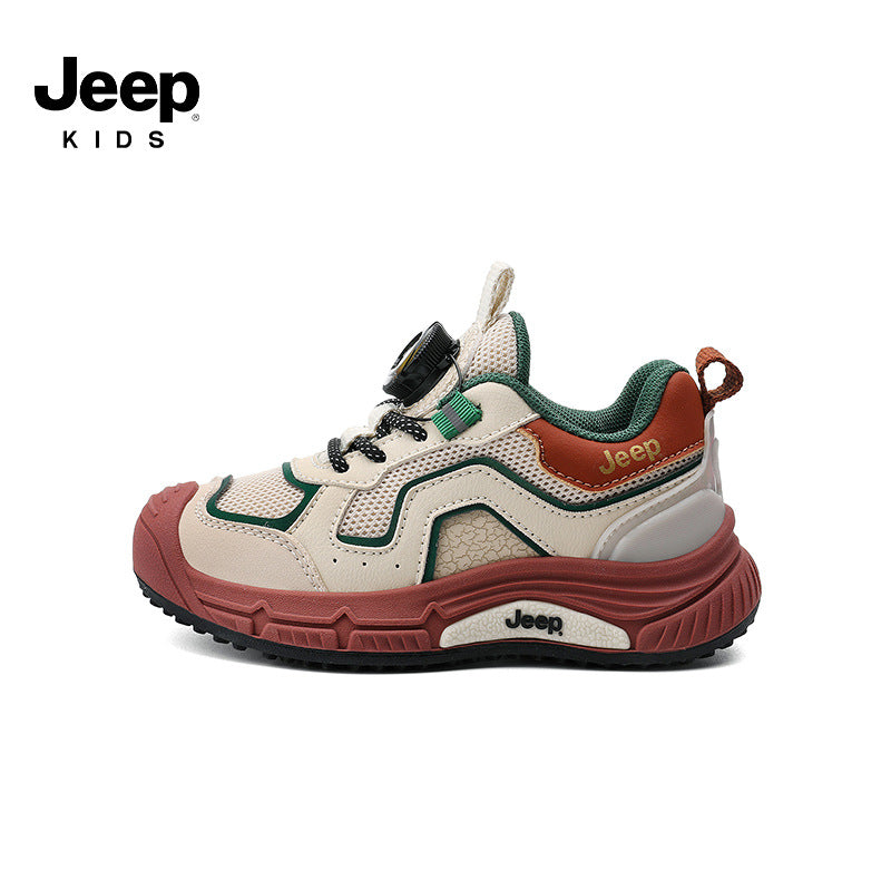 Kids Dial Closure Outdoor Sneakers
