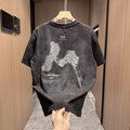 Abstract Graphic Crew Neck Tee