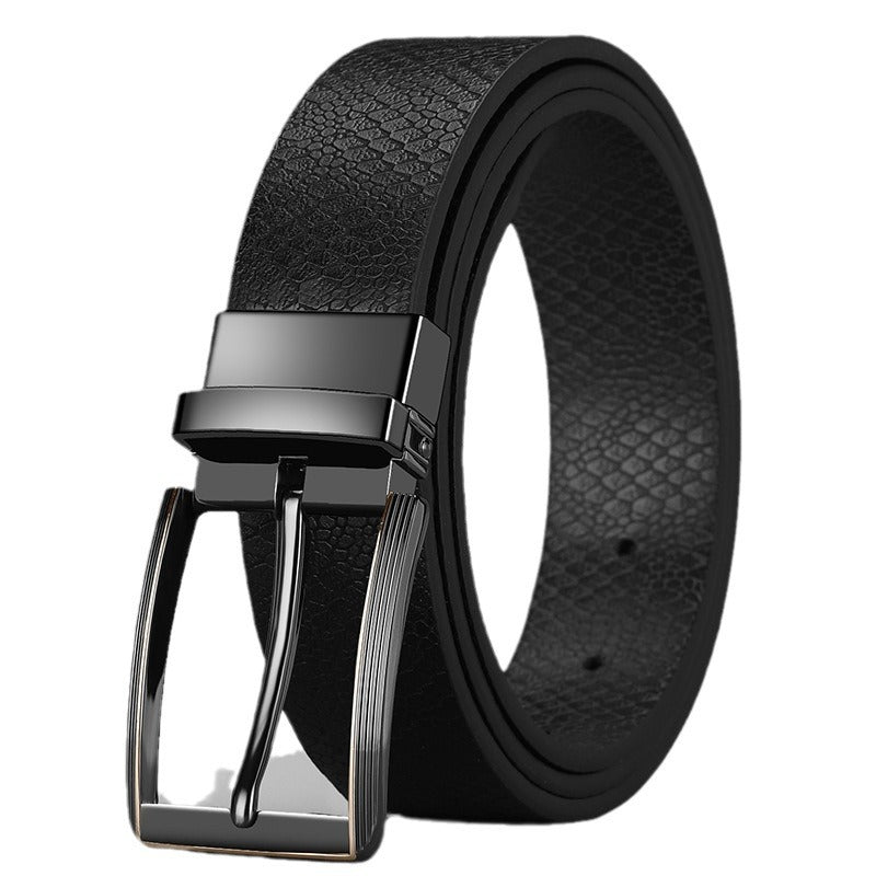DualEdge Classic PU Leather Belt