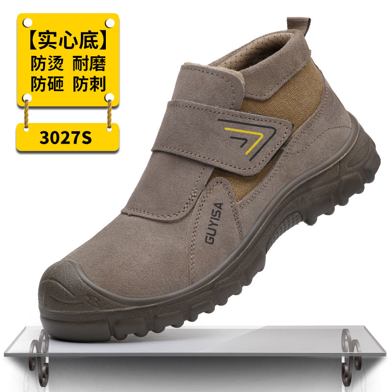 anti-puncture safety work wear-resistant shoes