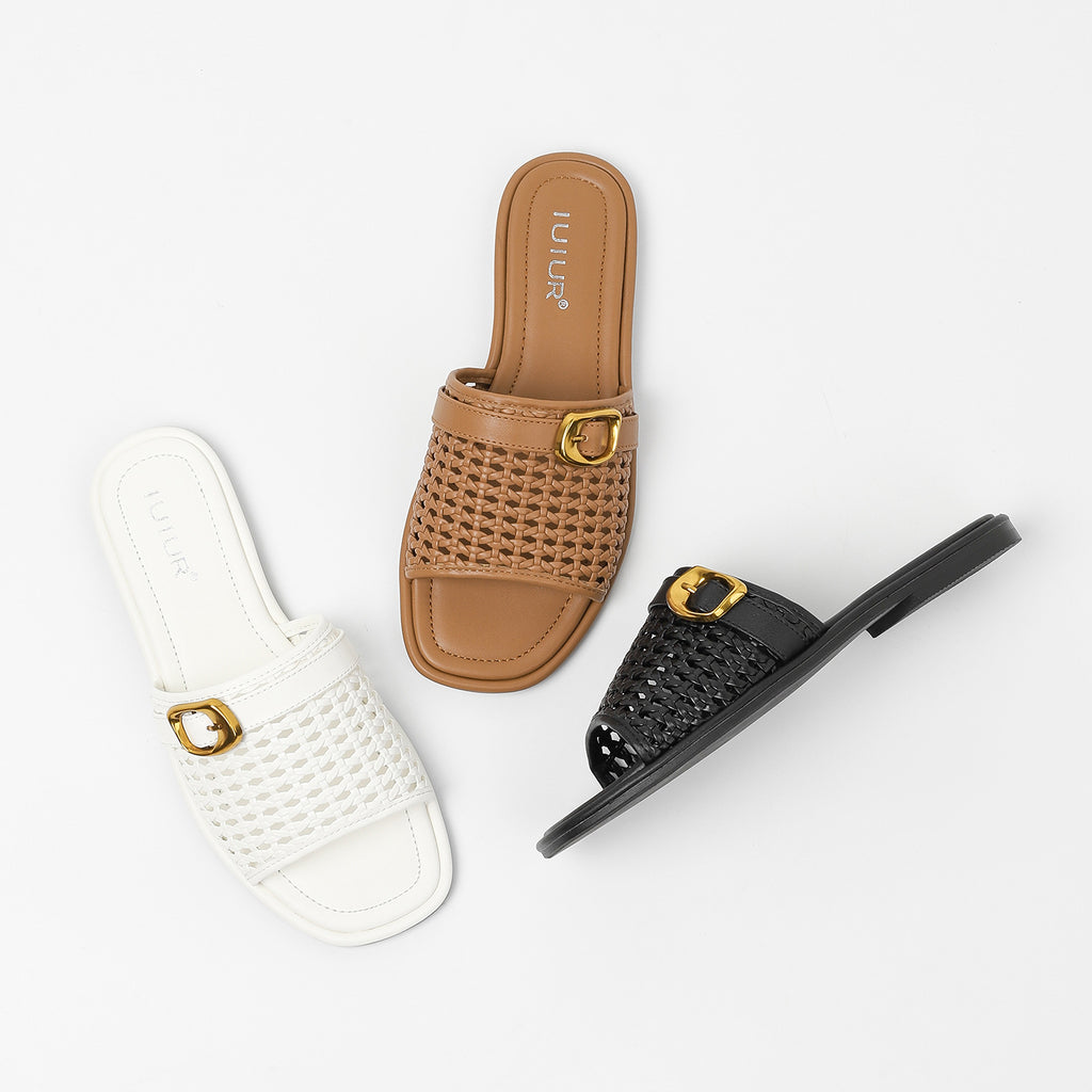 Cutout Platform Sandals