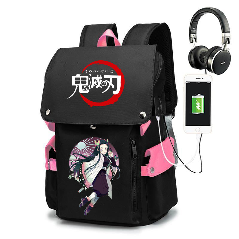 Anime-Themed School Backpack