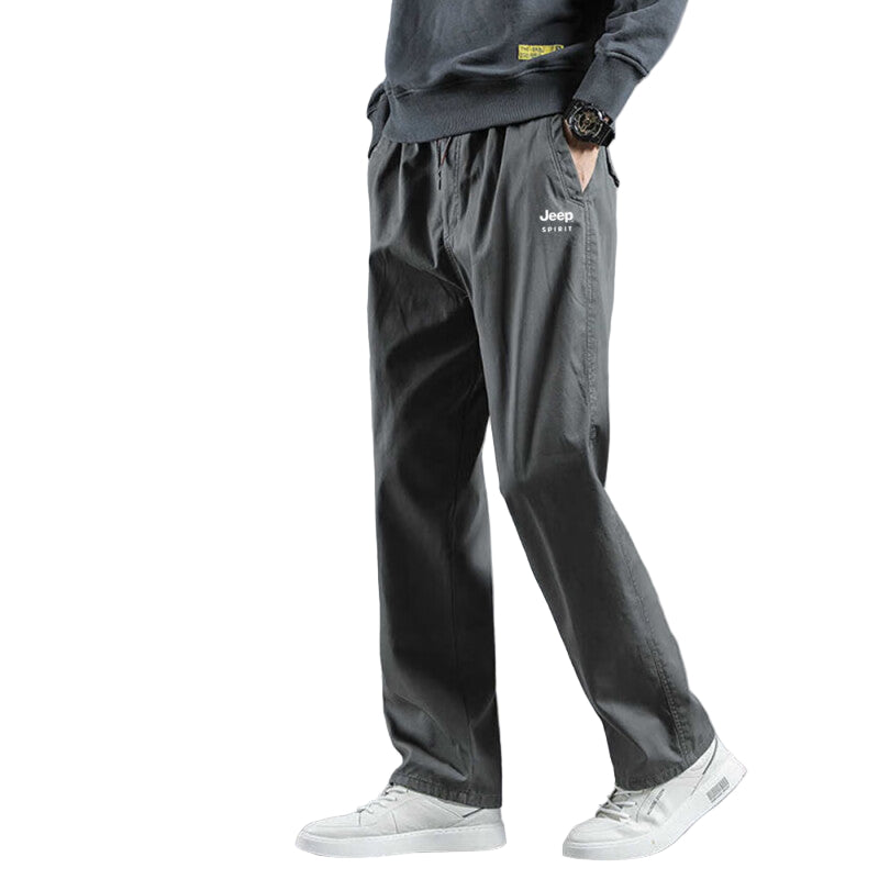 Casual Straight-Leg Pants