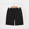 Shorts with black red label