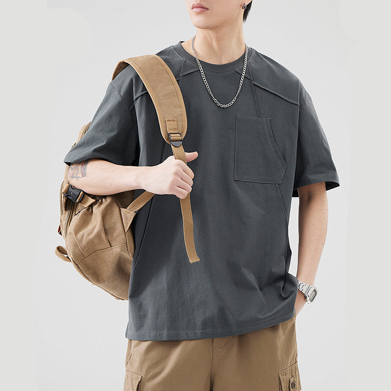 Patchwork Pocket T-Shirt
