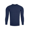 Navy blue - seamless jacquard crewneck