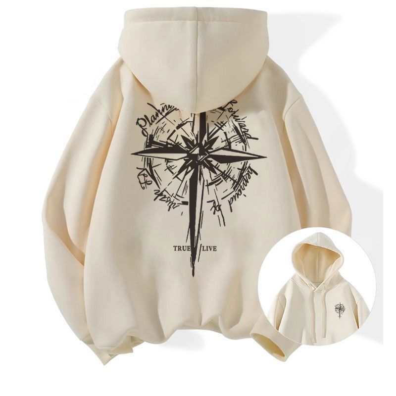 Streetwear Cross Hoodie