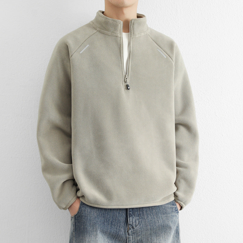 Half-Zip Fleece Pullover