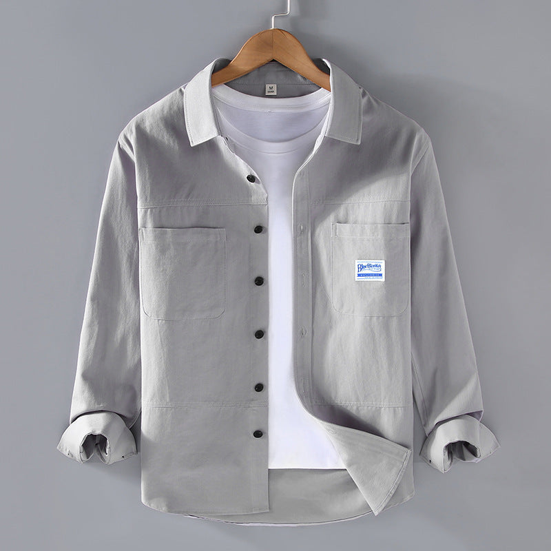 Casual Button-Up Utility Shirt