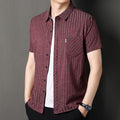 Knitted Short-Sleeve Polo Shirt