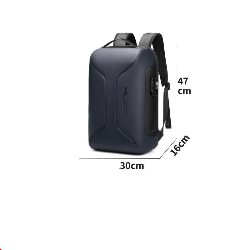 Sleek Tech Shell Backpack