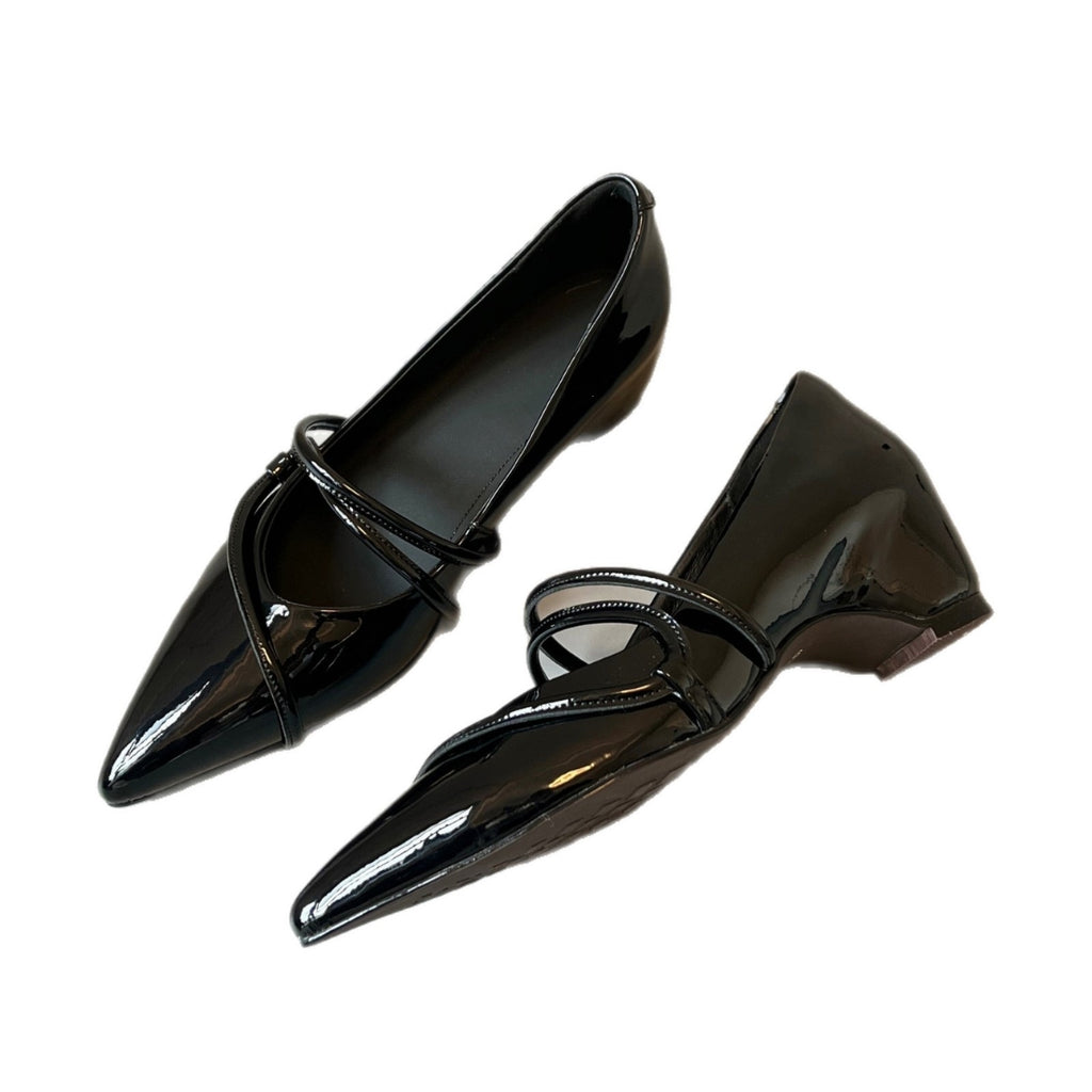 Pointed-Toe Mary Janes