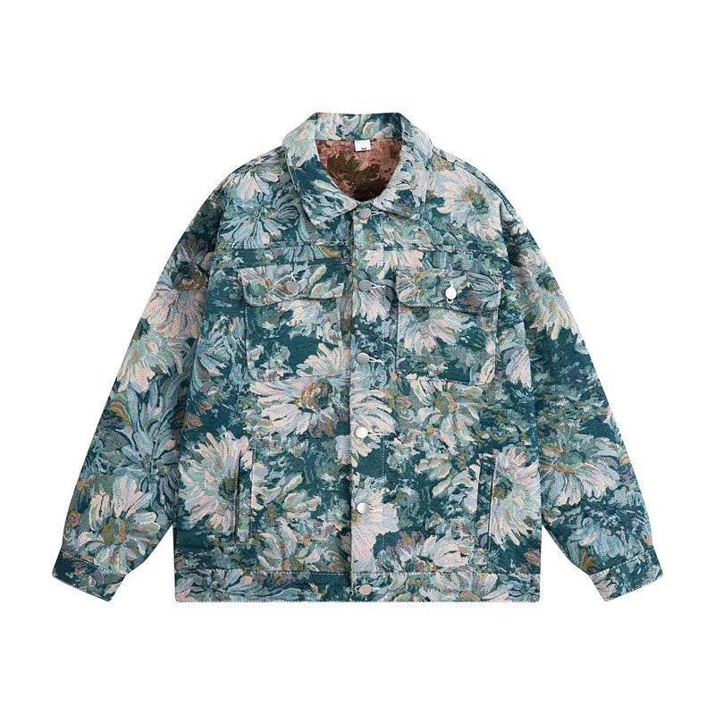 Floral Pattern Overshirt