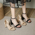 Square-Toe High-Heels
