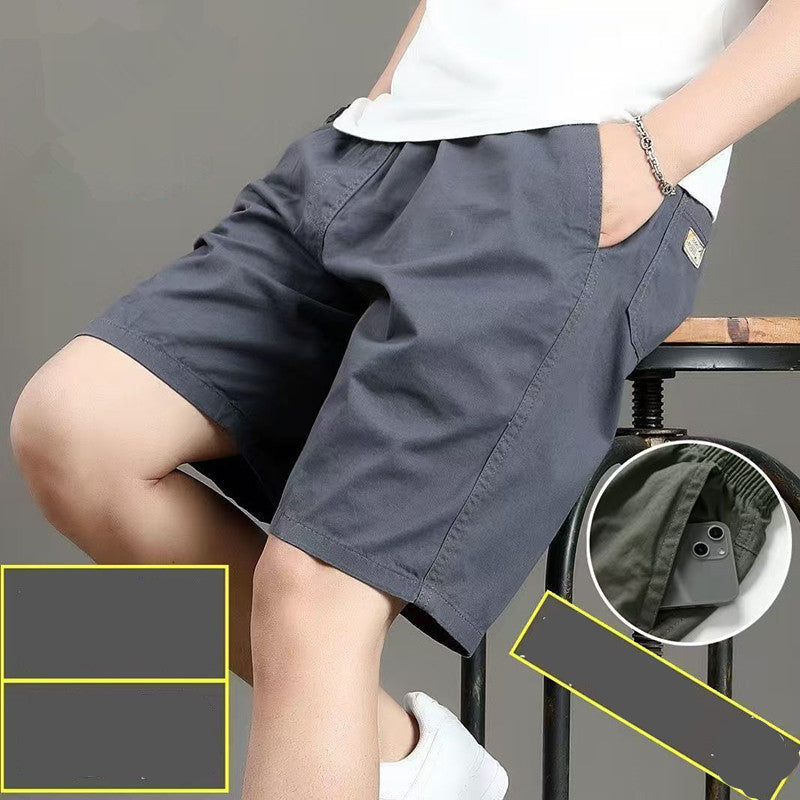 Premium Pure Cotton Relaxed Fit Casual Shorts