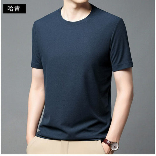 Round Neck Half-Sleeve Men's T-shirt