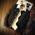 Men's Sherpa-Lined Denim Jacket