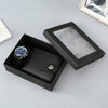 Black 3-piece set: wallet + watch + exquisite gift box