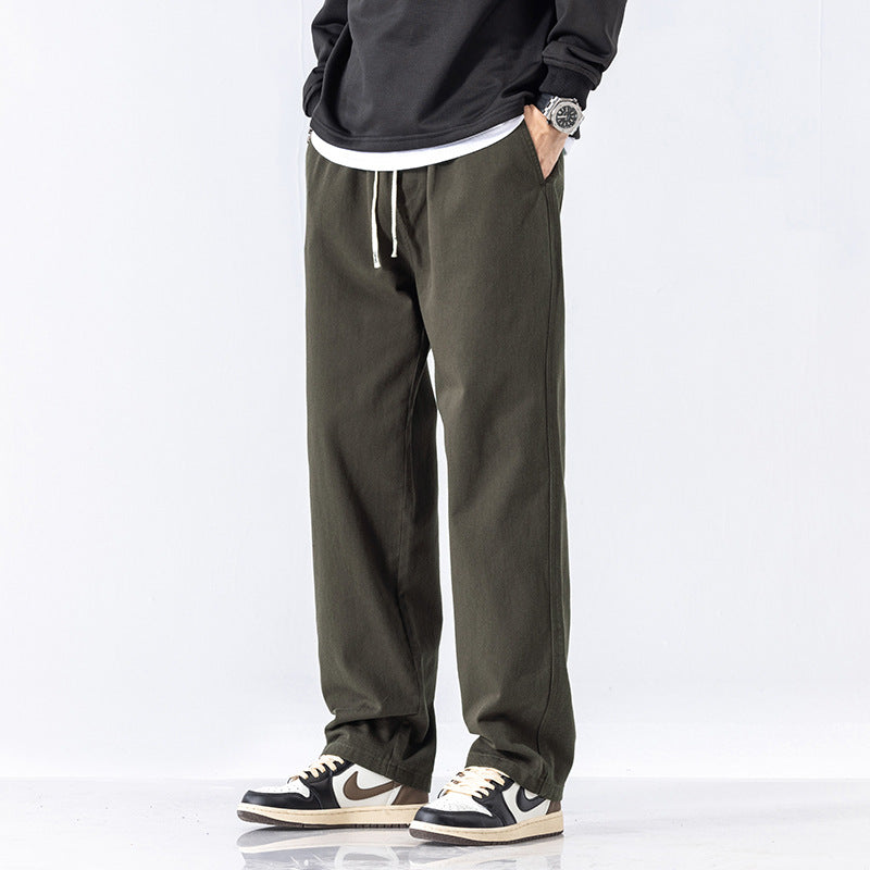 Anxin Cotton Wide-Leg Pants