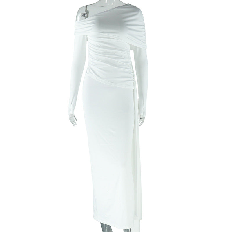 One-Shoulder Asymmetric Dress