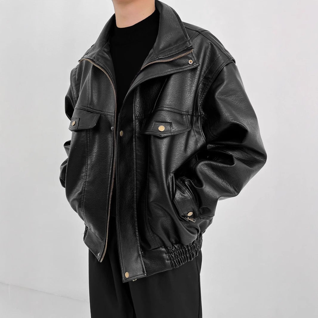 Retro Oversized Flight Jacket