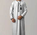 Omani-Style Embroidered Thobe