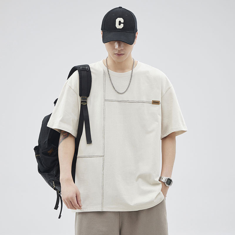 Stitched Patchwork T-Shirt