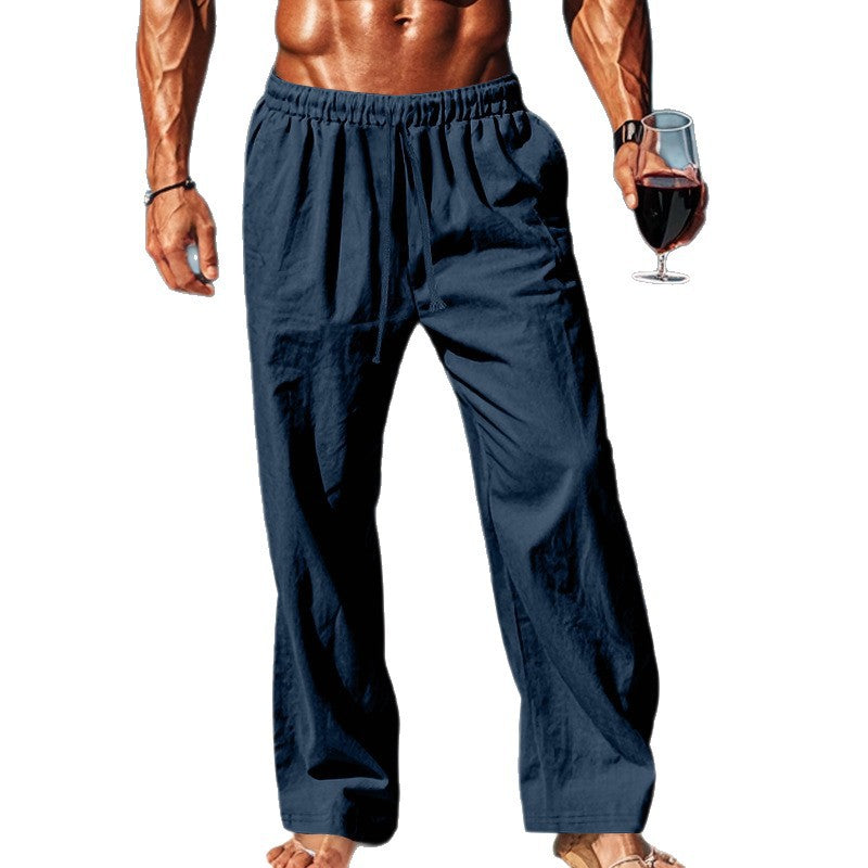 Relaxed-Fit Linen Trousers